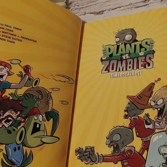 Timepocalypse Comic Book Plants Vs Zombies Kids Book - Picture 3 of 4